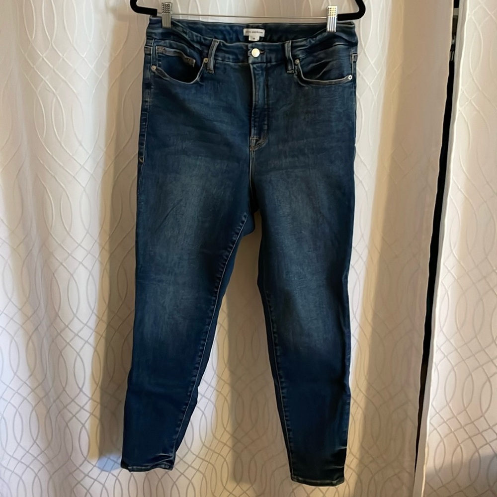 Good American women’s good legs skinny jeans SZ 15
